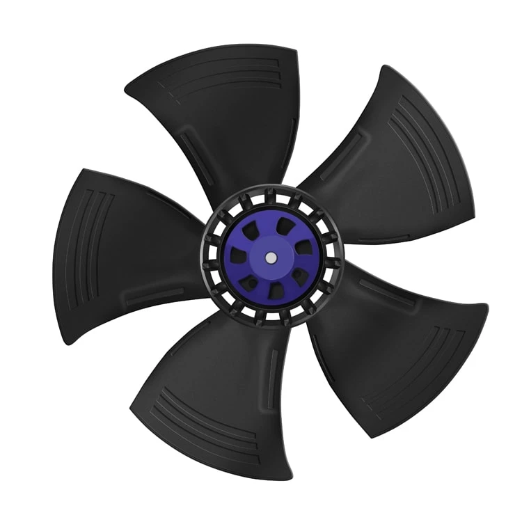 400mm Flow Industrial Axial Smoke Exhaust Ball Bearing EC Fan For Air Conditioning And HVAC