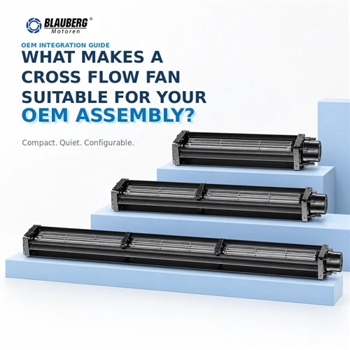 Καταλληλότητα ανεμιστήρα Cross Flow για εξοπλισμό OEM